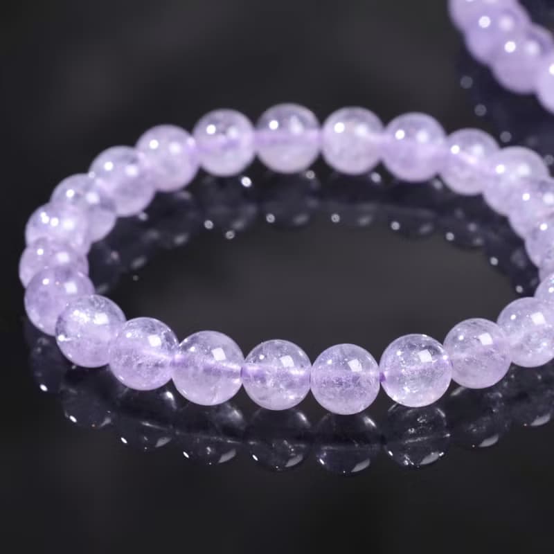 冰透薰衣草紫水晶手鍊│8mm 心靈療癒 人緣姻緣 貴人緣 開運飾品