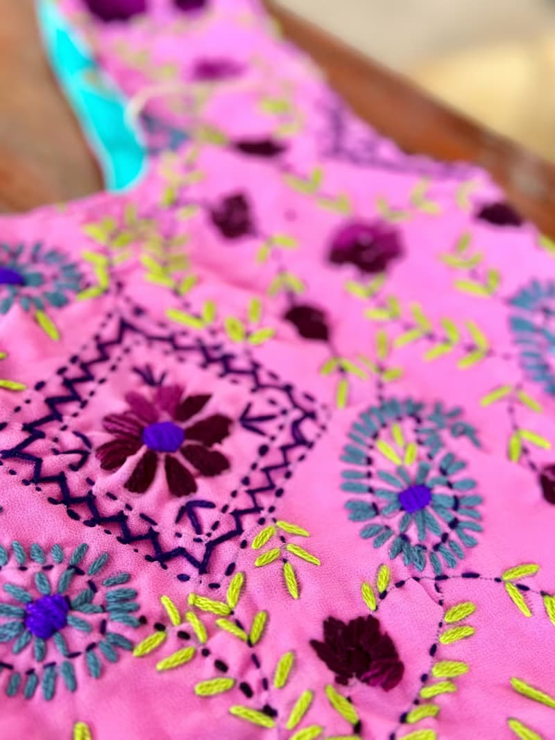 手工刺繡 花卉 手提包 小包 包包 手袋 手提袋