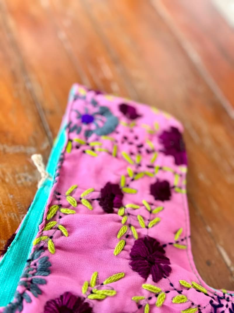 手工刺繡 花卉 手提包 小包 包包 手袋 手提袋