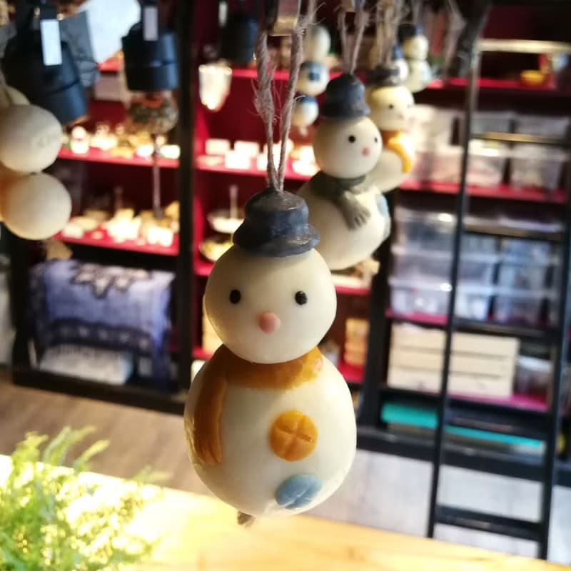 雪人手捏串皂 - 接單生產