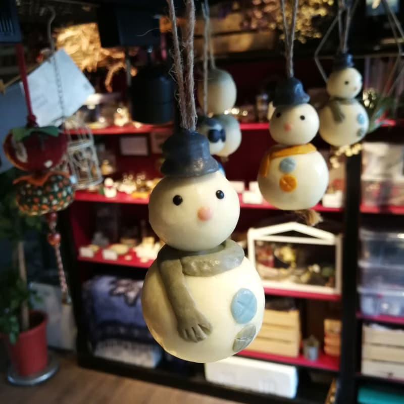 雪人手捏串皂 - 接單生產