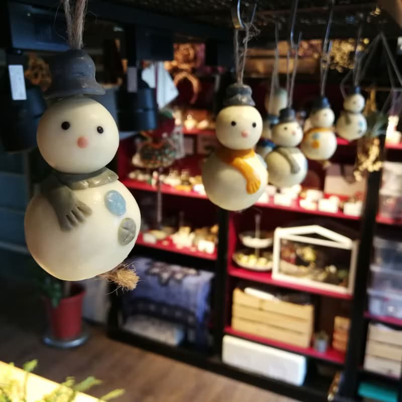 雪人手捏串皂 - 接單生產