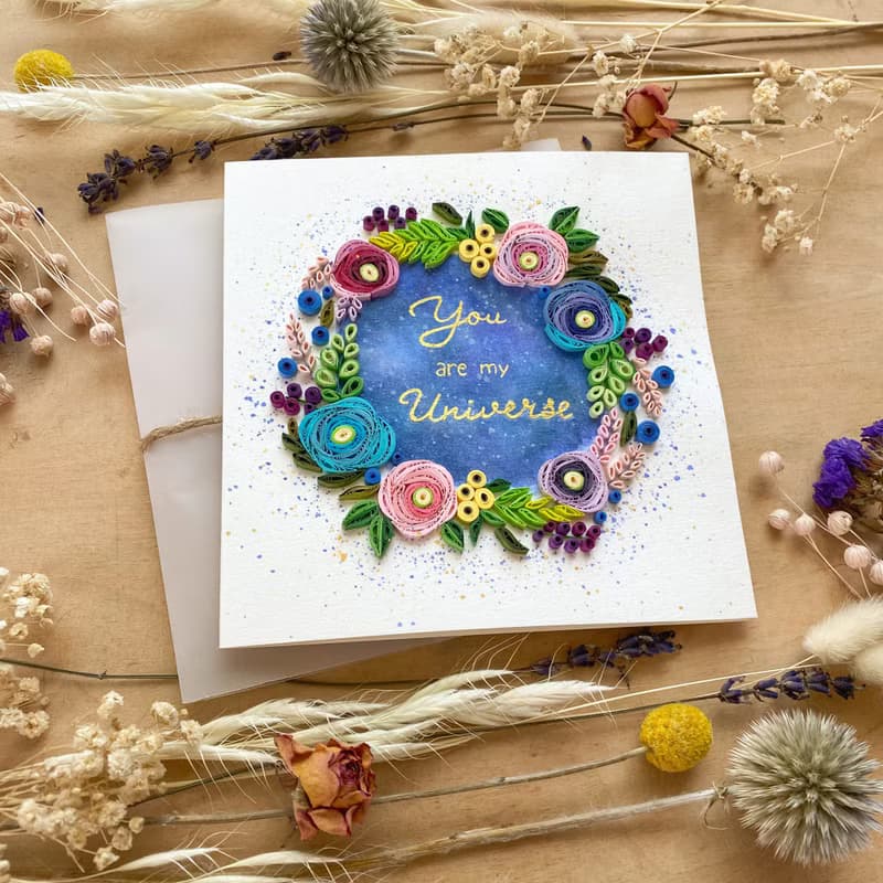 Greeting Card - You are my Universe