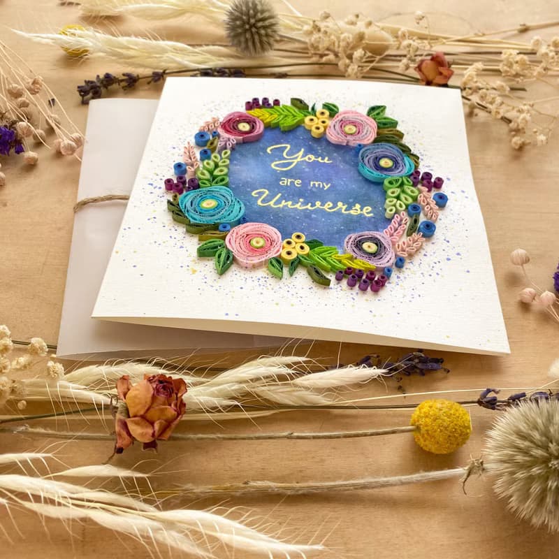 Greeting Card - You are my Universe