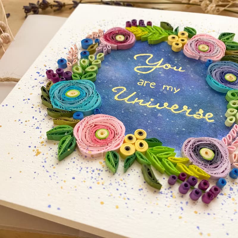 Greeting Card - You are my Universe