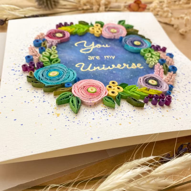 Greeting Card - You are my Universe