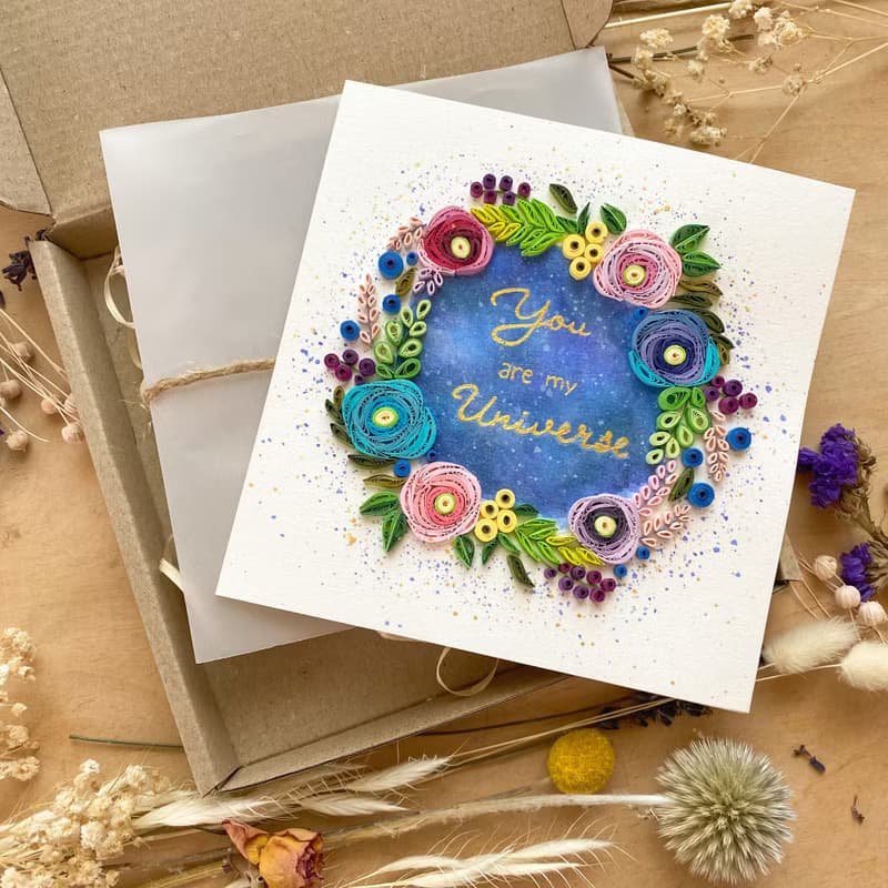 Greeting Card - You are my Universe