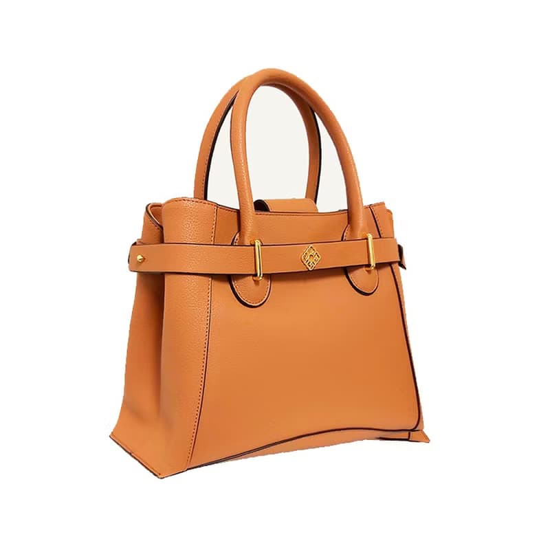 ANDERLOS 設計師 云扉 真皮手提包 橙橘棕  原創 手袋