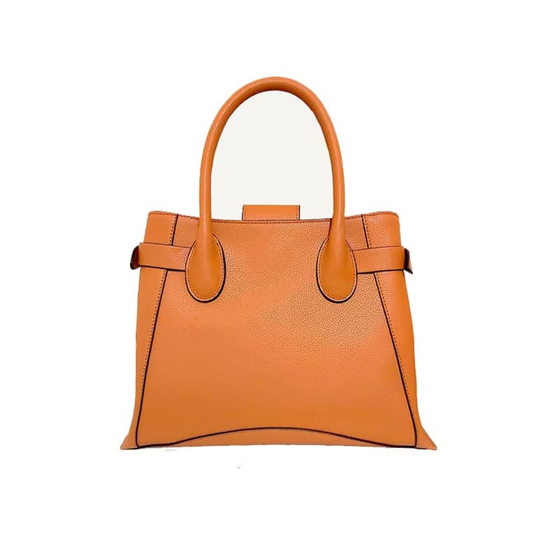 ANDERLOS 設計師 云扉 真皮手提包 橙橘棕  原創 手袋