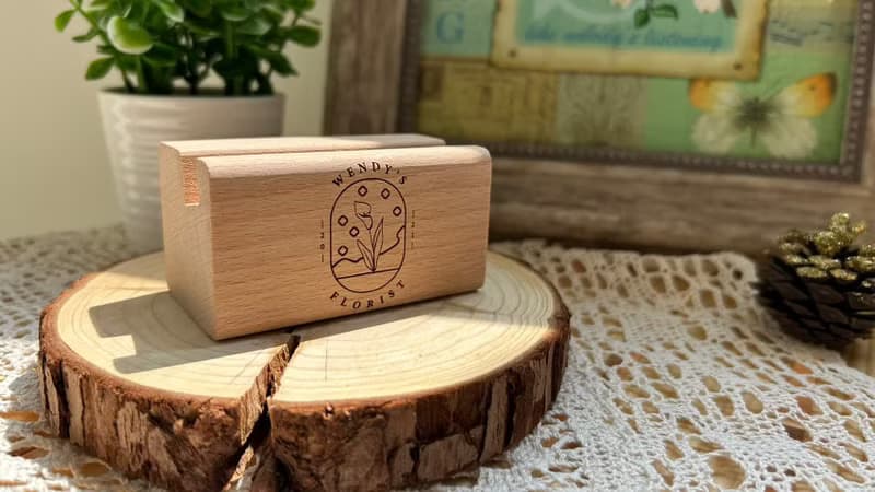 【小盒子】木製名片座/手機座M_ /禮物/企業贈品/畢業禮物