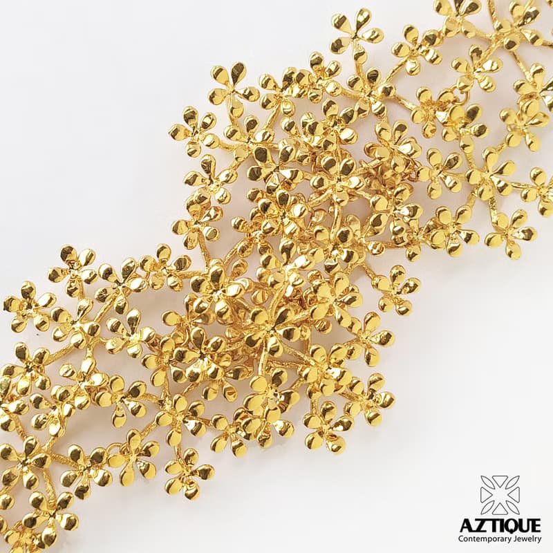 Flower  Bracelet, Summer Floral adjustable Bracelet