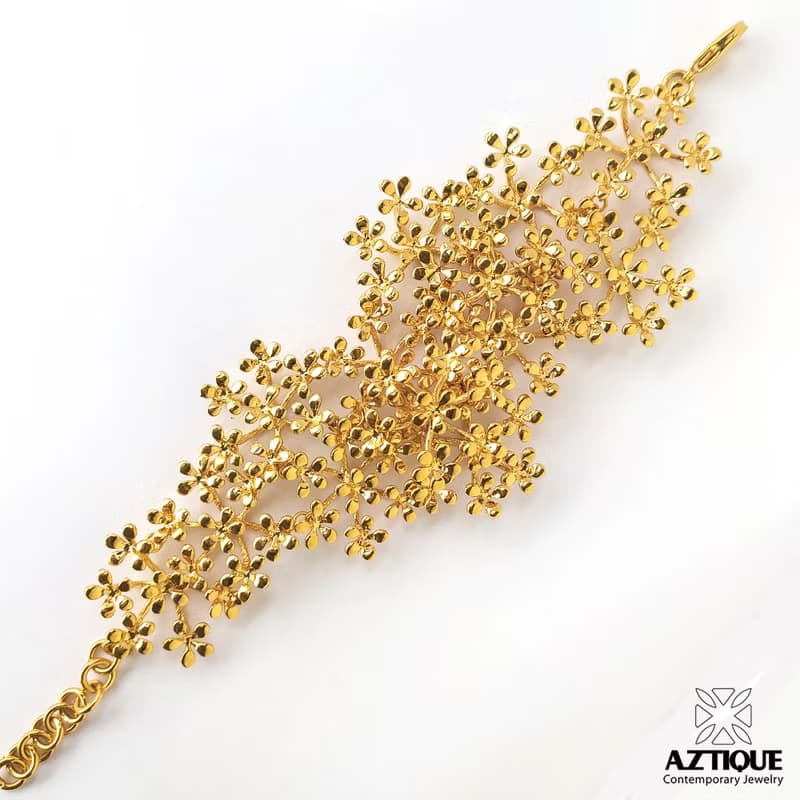 Flower  Bracelet, Summer Floral adjustable Bracelet