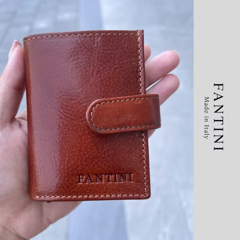 坦斯Tannex 彈出式皮革卡片夾短夾防盜皮夾錢包卡夾具備RFID