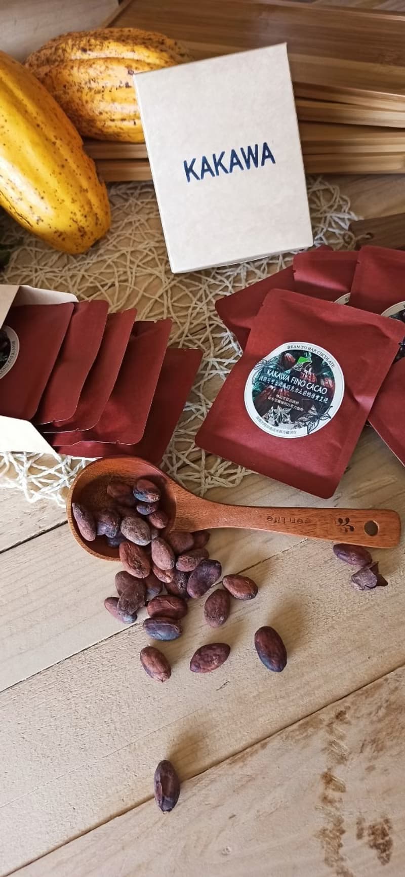 CACAO inN可可研製_小禮盒原味可可豆茶五包入_純素.買六盒送一盒