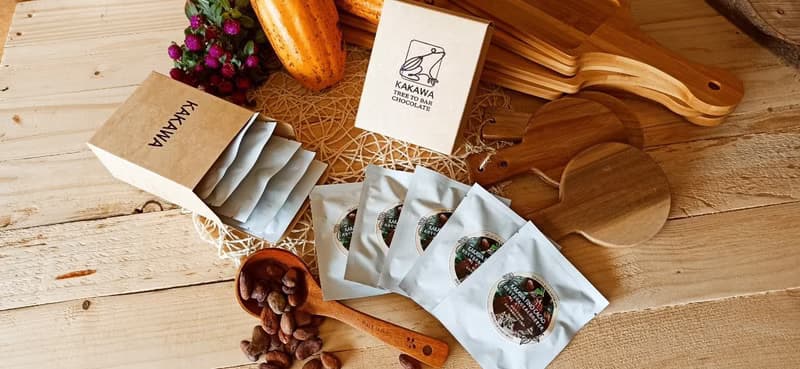 CACAO inN可可研製_小禮盒原味可可豆茶五包入_純素.買六盒送一盒