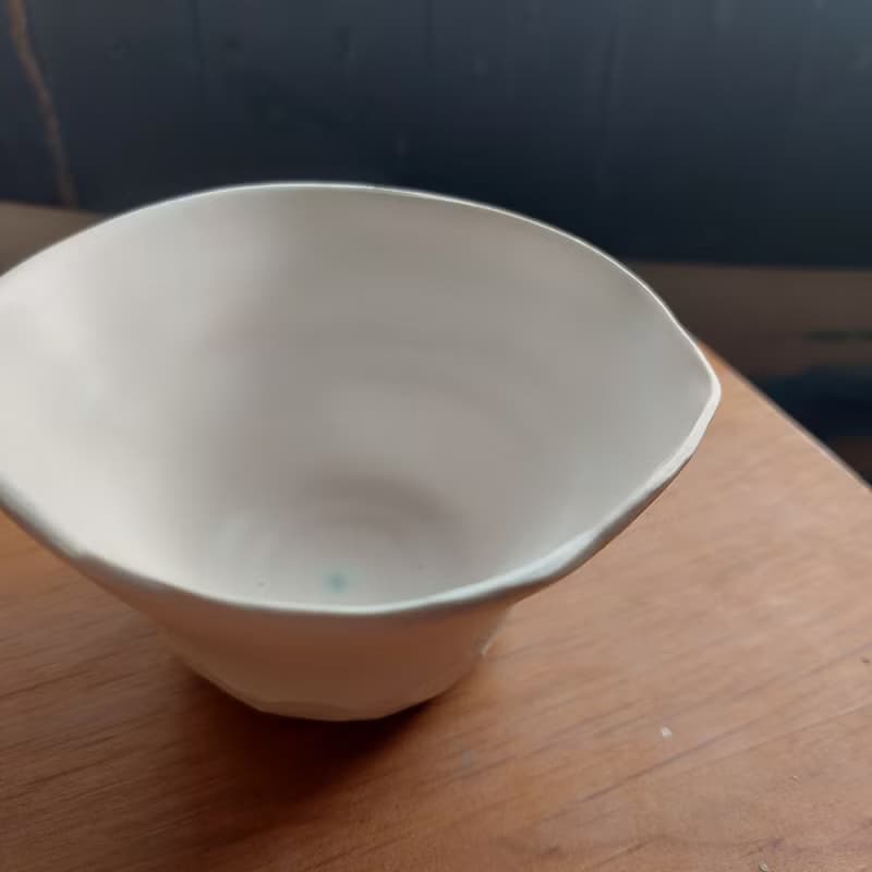 【質感餐桌】白玉花型碗