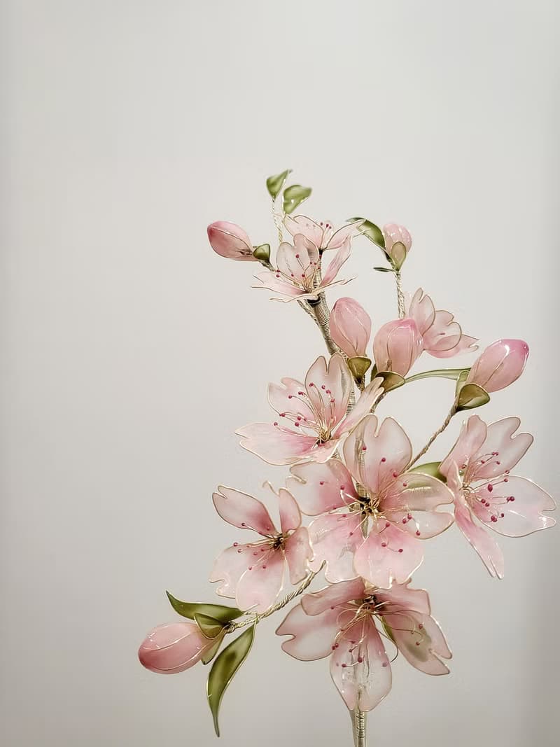 櫻花•沾浸藝術花燈【閒逛花間系列】。小夜燈。生日禮物