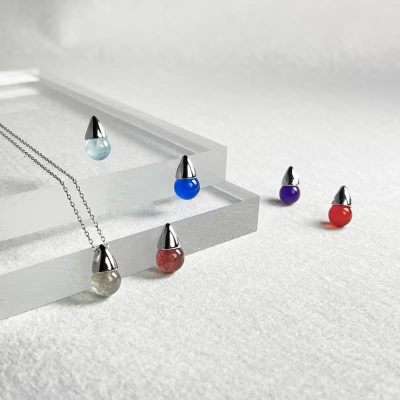 精靈Genie | 海寶精靈925純銀項鍊x海藍寶【勇氣溝通】