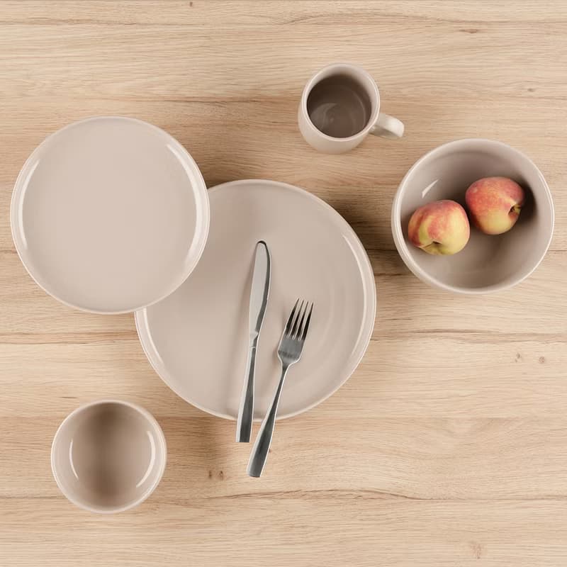 芬蘭設計餐廚/圓盤2入組/26cm/鑄鐵黑/杏色