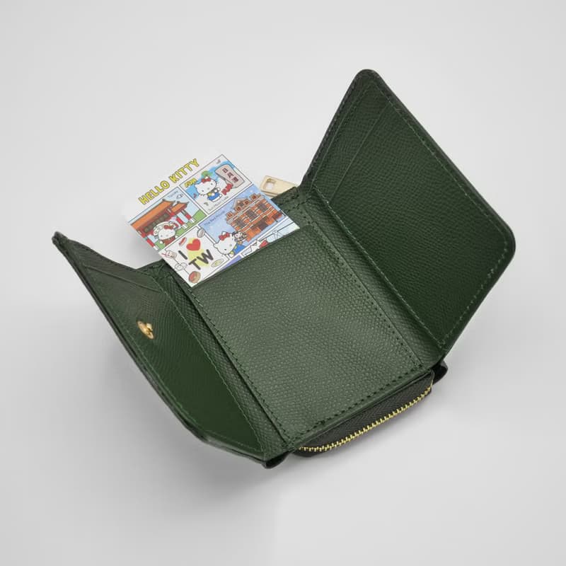 真皮短夾 Ellie Mini Wallet /綠色長夾 祖母綠色 Emerald Green