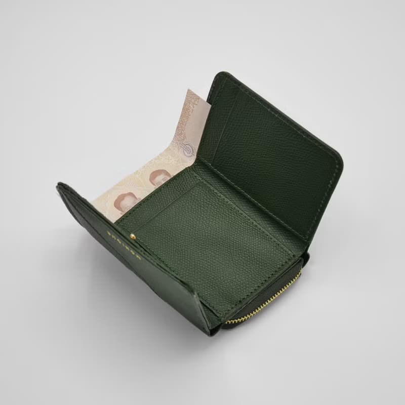 真皮短夾 Ellie Mini Wallet /綠色長夾 祖母綠色 Emerald Green