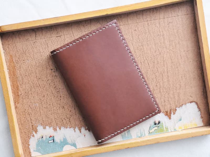 雙咭位票夾護照套 好好縫 皮革DIY材料包 PASSPORT 證件套 旅行