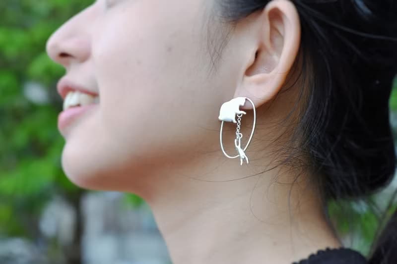 貓奴人生 (純銀耳環 女款 可愛動物 手工銀飾 情人節)