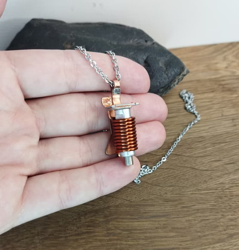 蒸汽朋克吊墜銅線。 反烏托邦項圈。 給極客的父親節禮物