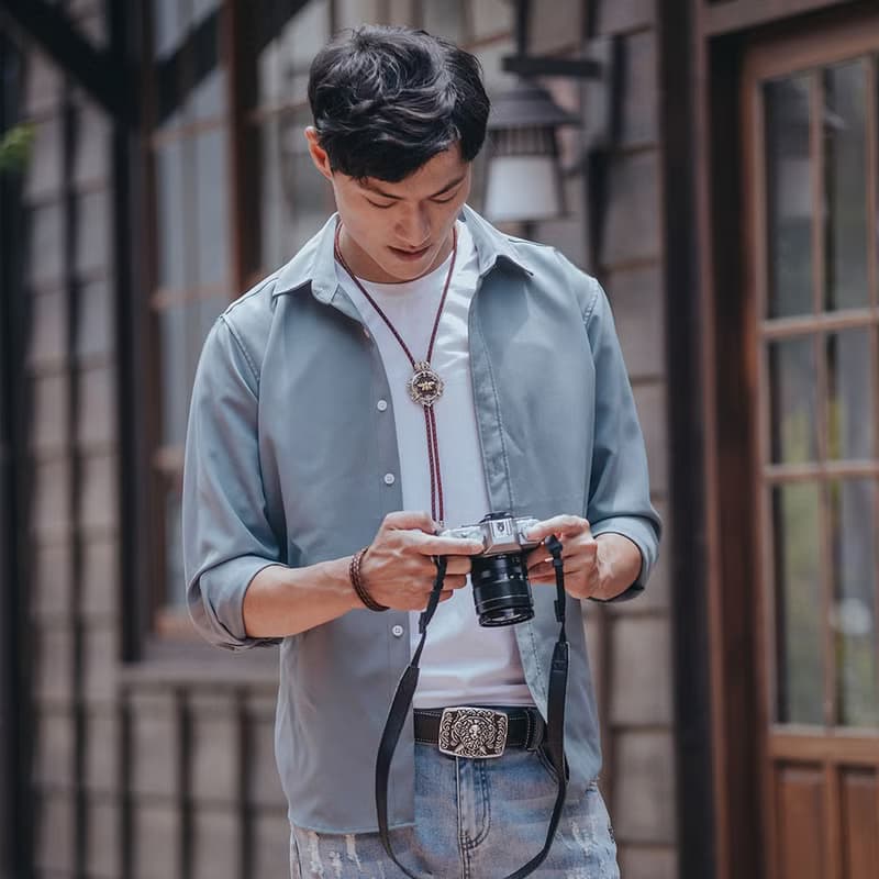 貴族蜂芒 保羅領帶 Bolo Tie 真皮 皮革項鍊 皮繩領帶 長項鍊