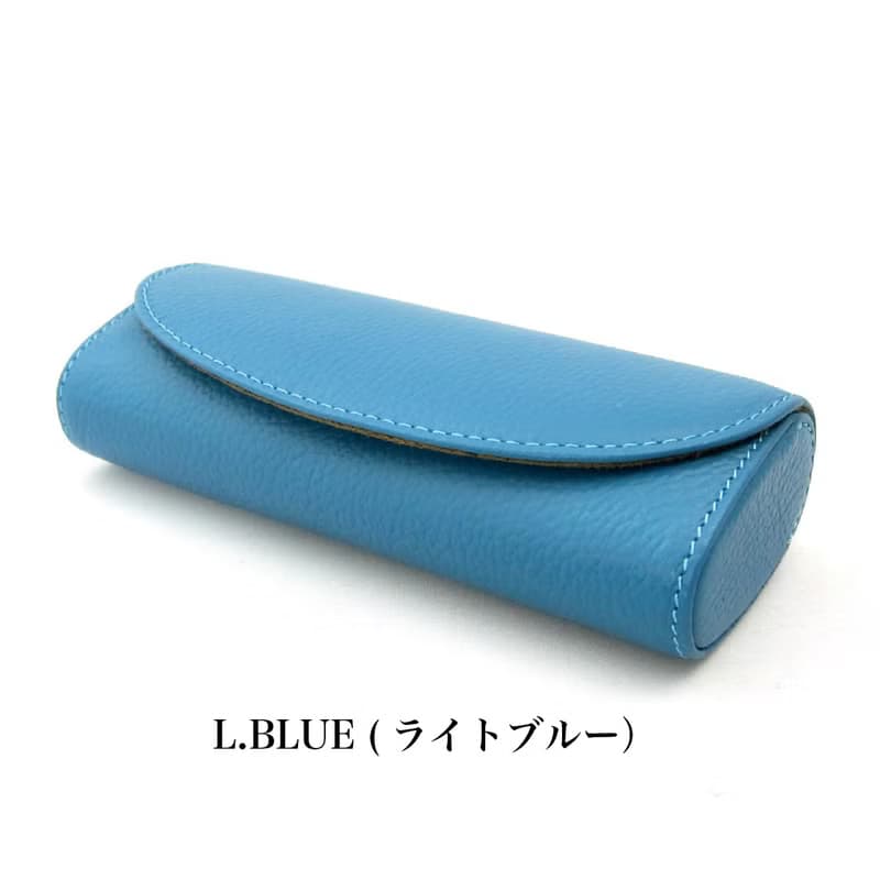 硬い 丈夫なメガネケース 眼鏡ケース サングラス 老眼鏡 ハードケース 横型 マグネット開閉 かわいい 本革 牛革 型押しレザー