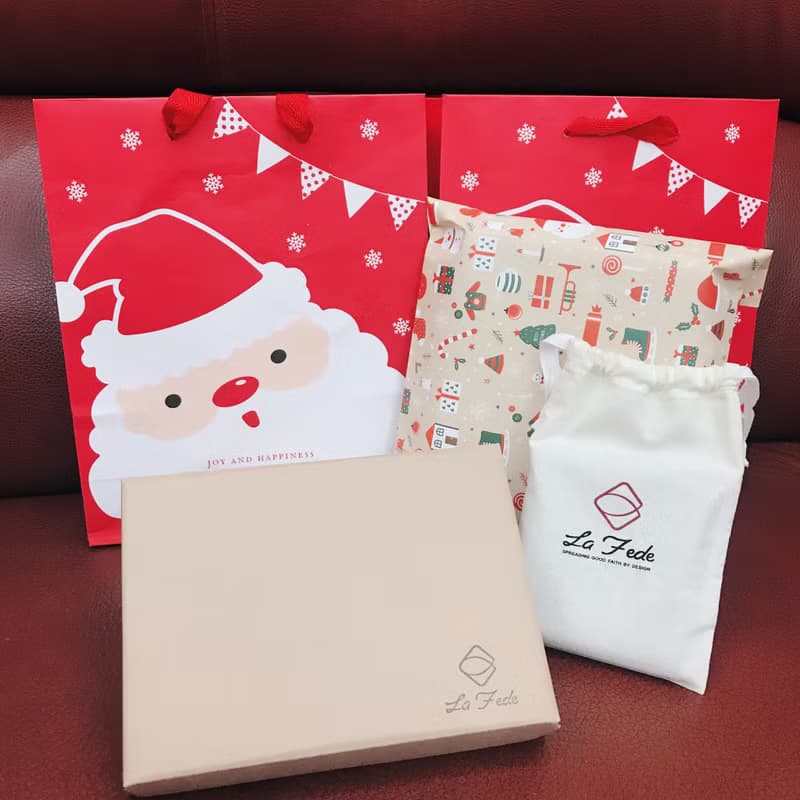 Goody Bag - 【La Fede】RFID防盜小牛皮扣式長夾+零錢包