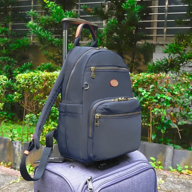 必BUY機能小旅行後背包03291(莫蘭迪灰)