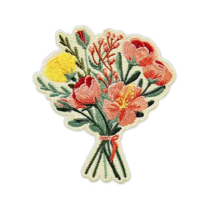 【刺繡布貼】Elegant Small Bouquet 優雅小花束