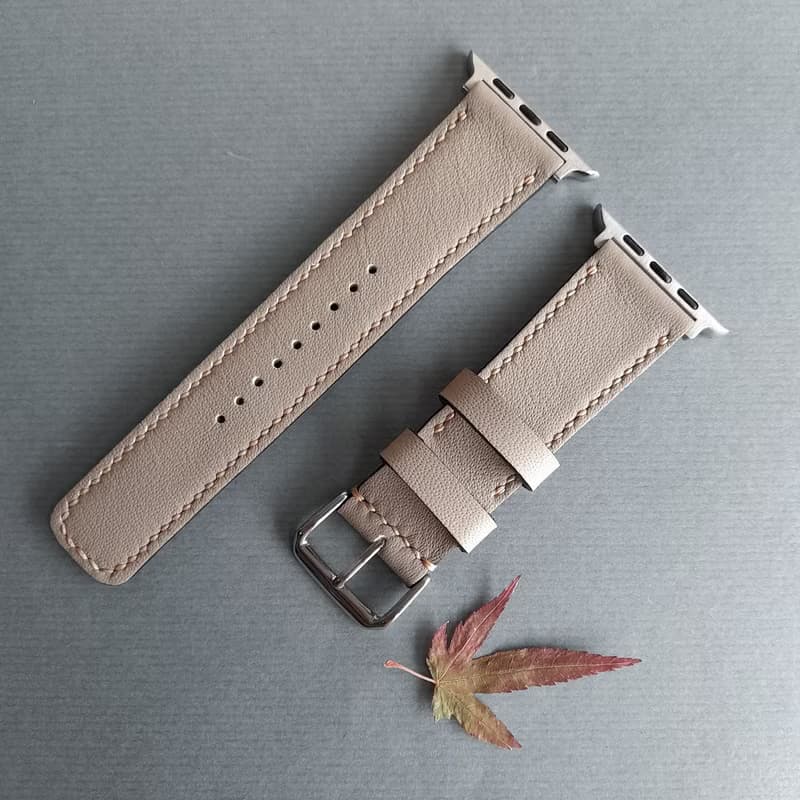 Apple Watch錶帶 / 手工皮革錶帶 / 義大利頂級皮革 / 2色可選