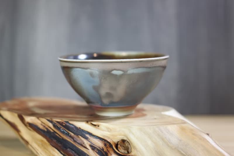 【送禮好物】120ml 天目釉 柴燒茶杯 鶯歌名家葉敏祥手工作品