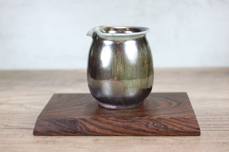 【送禮好物】天然落灰 柴燒茶海 公道杯 名家葉敏祥手作 300ml