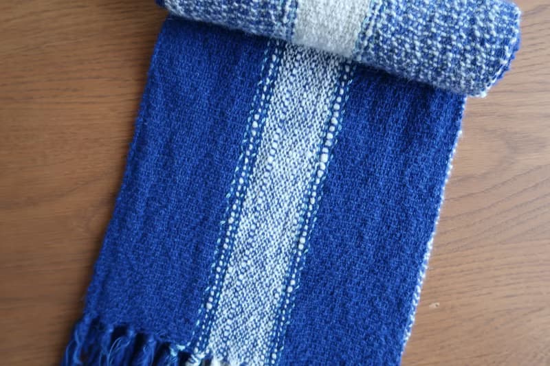 手織りマフラー　wool　sky×snow　gift　情人節　春節　生日禮物　Shawl (S) 52