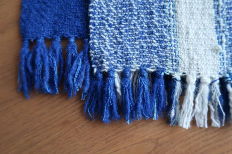 手織りマフラー　wool　sky×snow　gift　情人節　春節　生日禮物　Shawl (S) 52