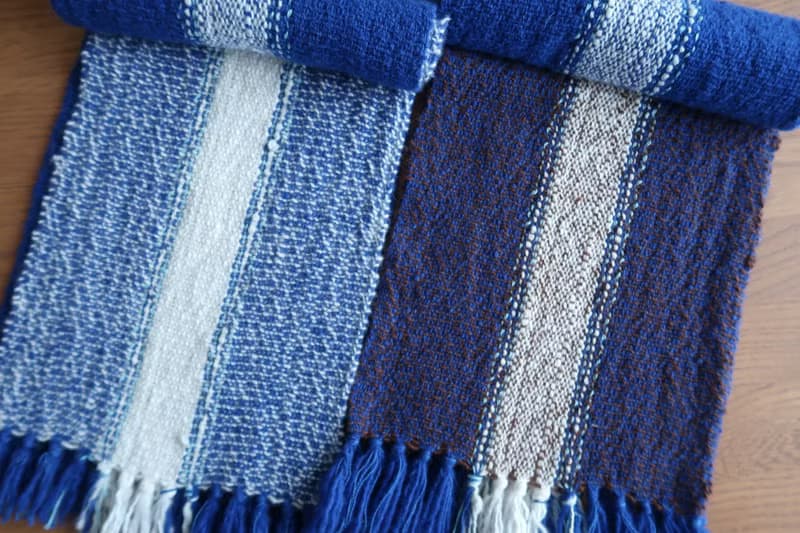 手織りマフラー　wool　sky×snow　gift　情人節　春節　生日禮物　Shawl (S) 52