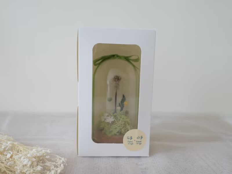 【蒲公英小花園玻璃盅】居家裝飾/生日禮物/感謝禮物/送禮