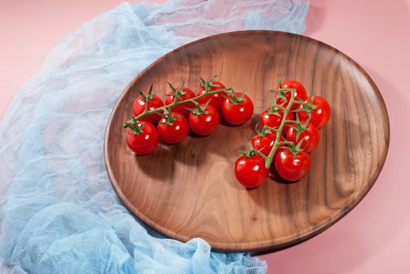 Islandoffer島嶼製作 簡約黑胡桃木圓形零食盤 茶盤水果盤 25*25