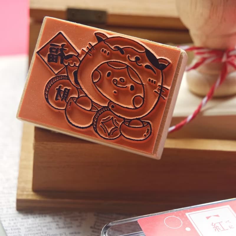 【新年限定】賀年印章 / 胖胖招財喵