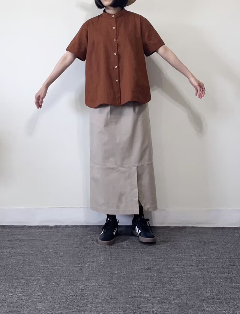 焦糖咖啡 短袖襯衫