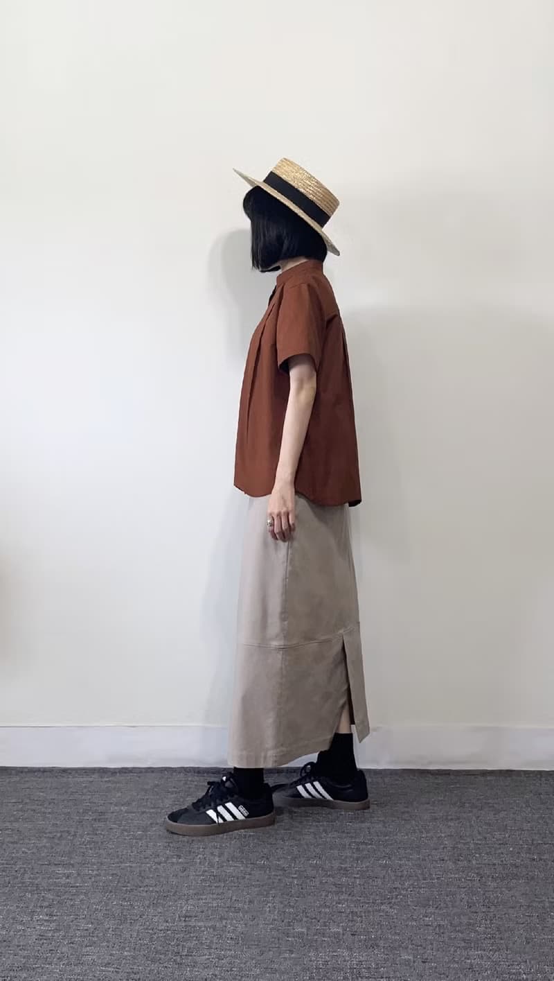 焦糖咖啡 短袖襯衫