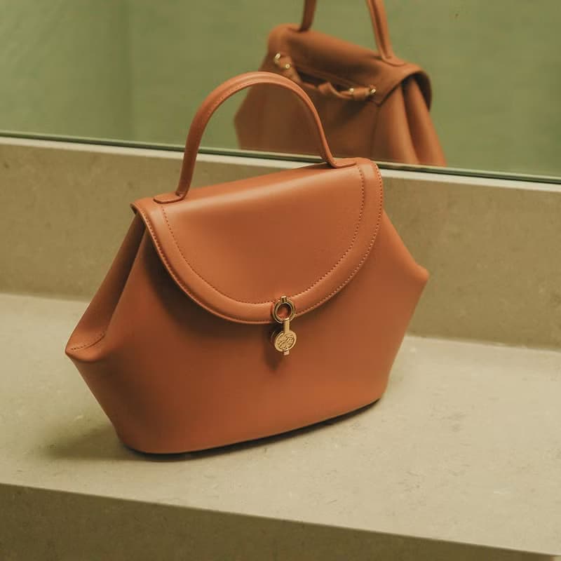 The Miro Bag 玉米基純素皮革 手提包 斜背包 棕色