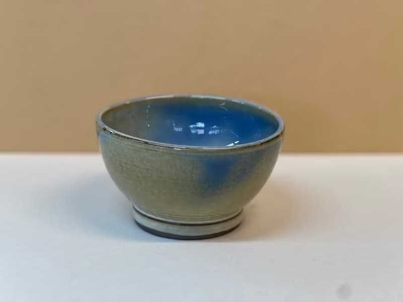 天青陶碗