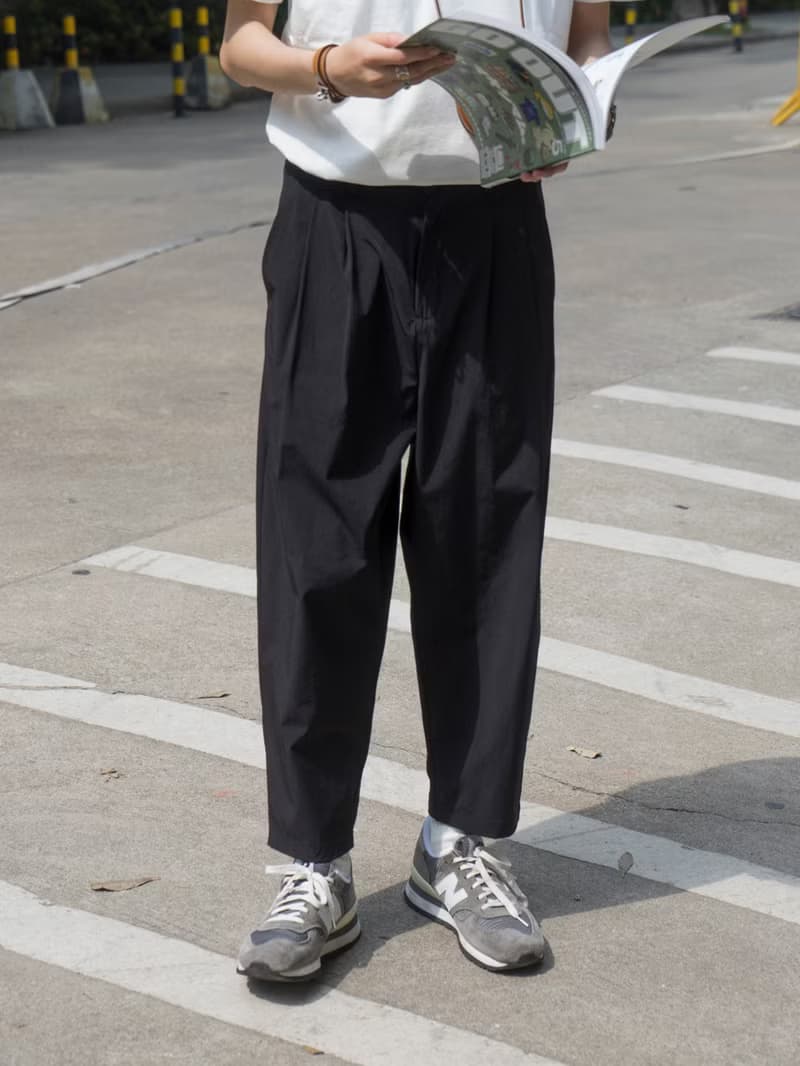 PANTS 夏季日系休閒長褲 百搭款 錐型寬鬆設計9分褲 超舒適面料