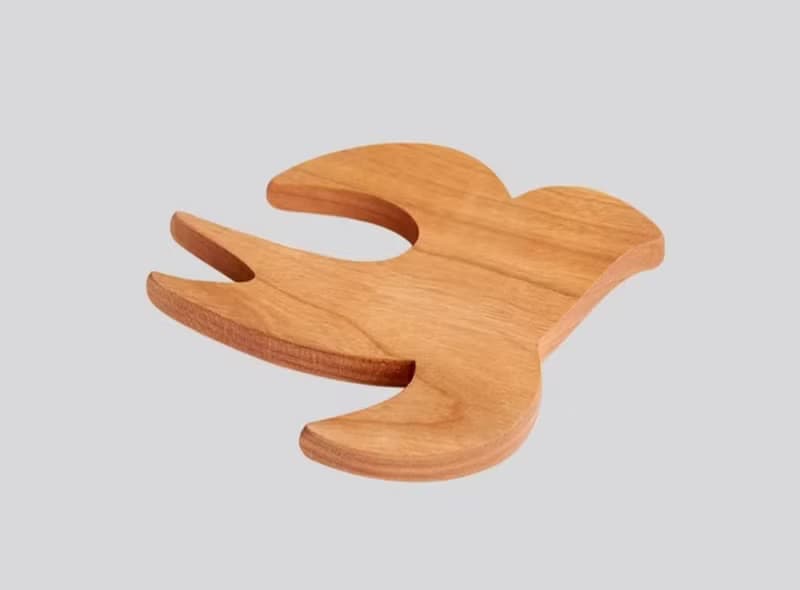 胡桃木磁吸冰箱貼  飛燕壁貼牆貼  可膠粘 可做杯墊