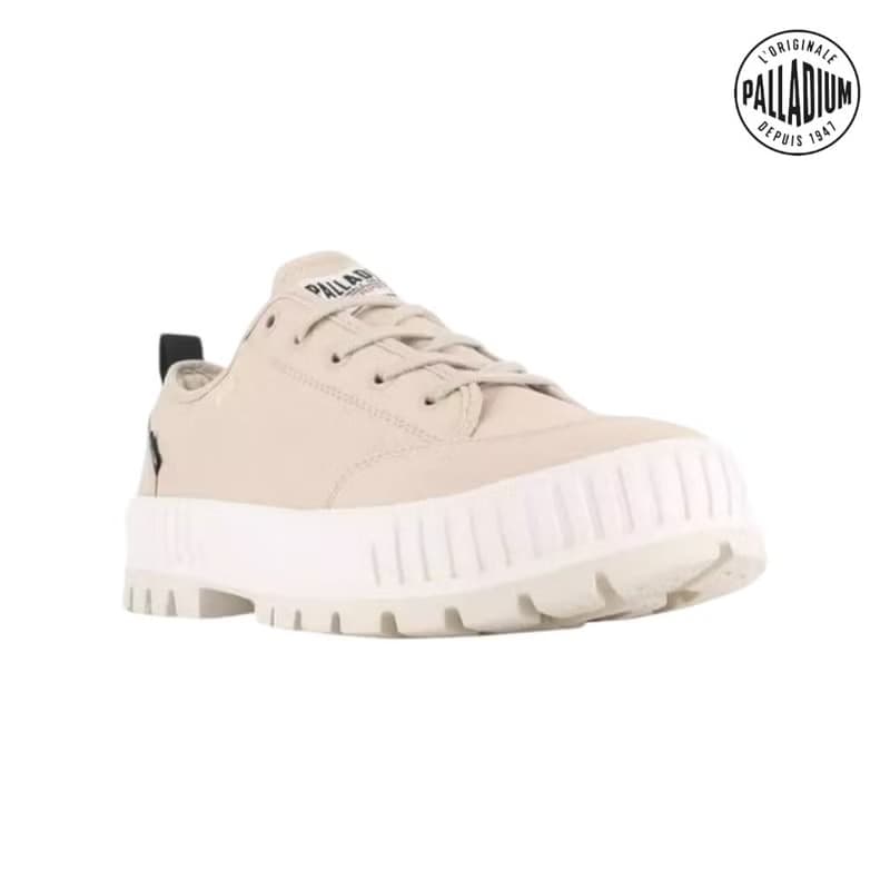PALLADIUM PALLASHOCK LO WP+厚底巧克力低筒防水鞋 奶茶 74408