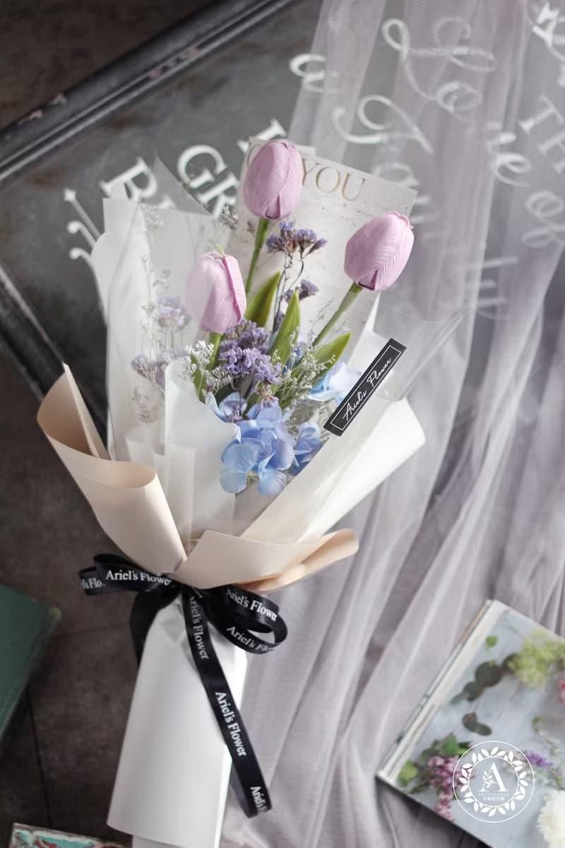 包裝花束 / 香芬皂花系列 / 香氛鬱金香花束
